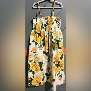 Dolce & Gabbana Kids
floral-motif shirred flared dress